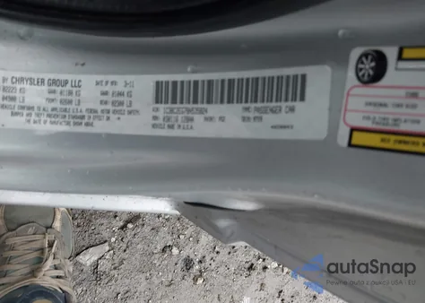 2011 Chrysler 200 Touring из США, поврежденный, VIN 1C3BC2EG7BN535824